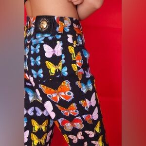 Gianni Versace 1995 Butterfly Jeans